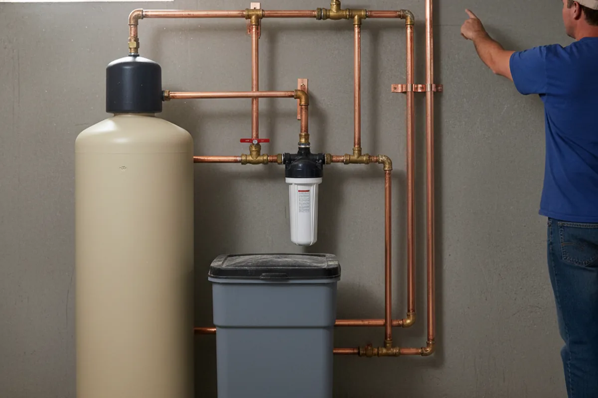 Whole-house water treatment system installed in Melvin